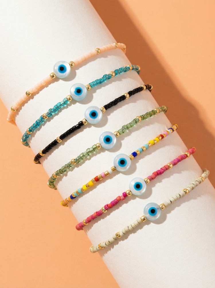 Evil Eye Beaded Bracelets