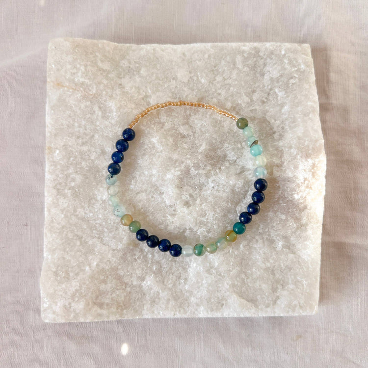 Breathe | Mindfulness Bracelet | Gemstone Intention Bracelet