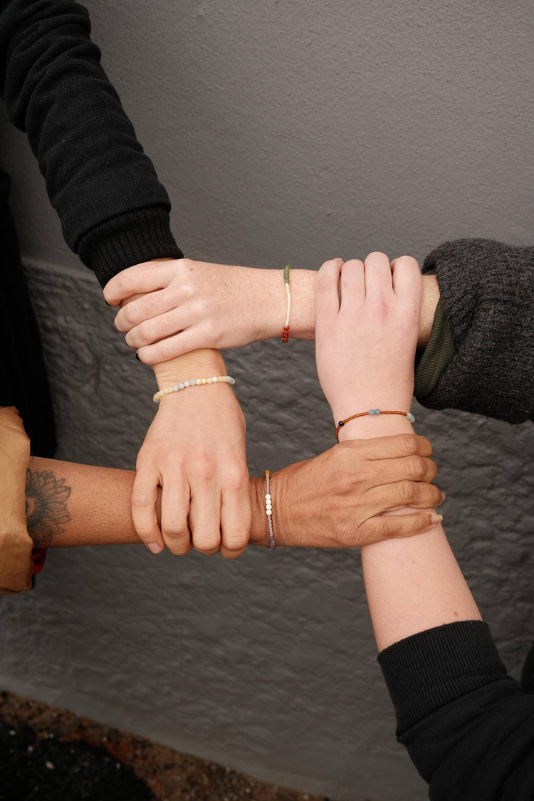 Calm | Mindfulness Bracelet | Gemstone Intention Bracelet: Brown