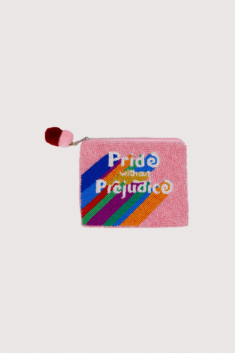 Pride Without Prejudice Artist Series Beaded Coin Pouch