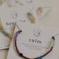 Calm | Mindfulness Bracelet | Gemstone Intention Bracelet: Brown
