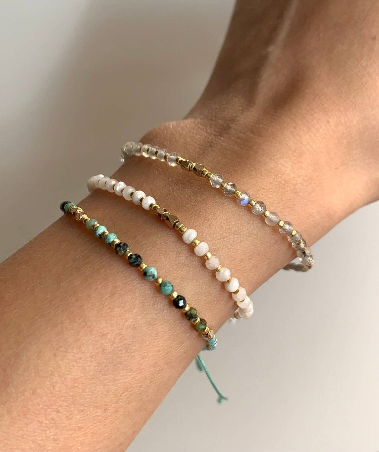Healing Gemstone Stacking Bracelets