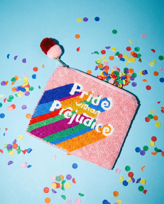 Pride Without Prejudice Artist Series Beaded Coin Pouch