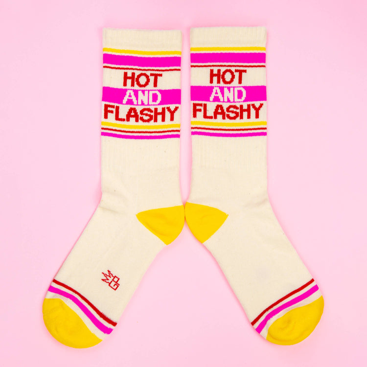 Hot and Flashy Gym Crew Socks