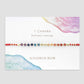 Chakra Rainbow Healing Gemstone Stacking Bracelet, Red