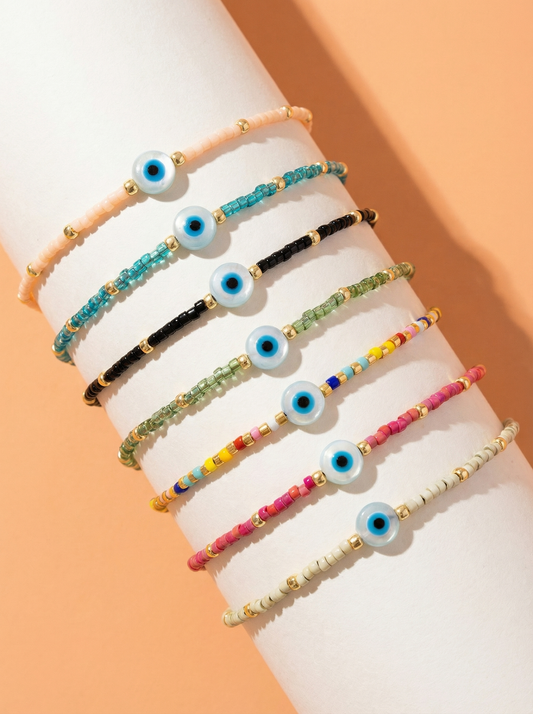 Evil Eye Beaded Bracelets